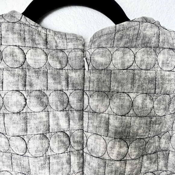 Erica Women’s Grey Quilted/ Studded/ Office Dress Large.. good condition. - Picture 9 of 11